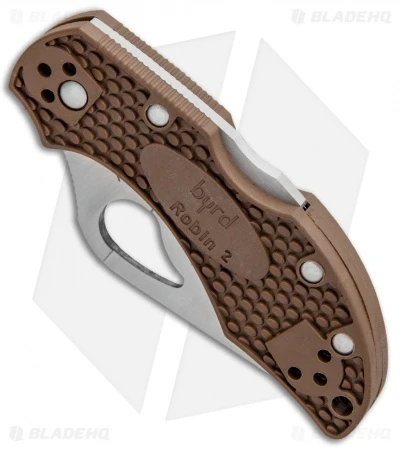 Byrd Robin 2 Lockback Knife Brown FRN (2.375" Satin) BY10PBN2 - Image 2
