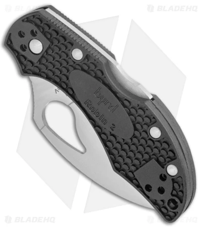 Byrd Robin 2 Lockback Knife Wharncliffe Black FRN (2.4" Satin) BY10PBKWC2 - Image 2