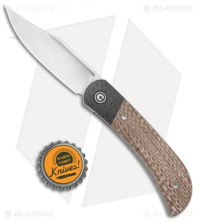CIVIVI Appalachian Drifter 2 Liner Lock Knife Snakeskin Micarta (3" Satin) - Image 4