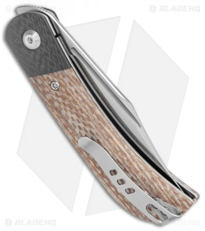 CIVIVI Appalachian Drifter 2 Liner Lock Knife Snakeskin Micarta (3" Satin) - Image 3