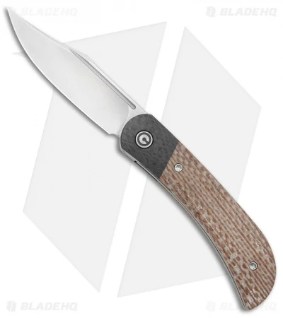 CIVIVI Appalachian Drifter 2 Liner Lock Knife Snakeskin Micarta (3" Satin)