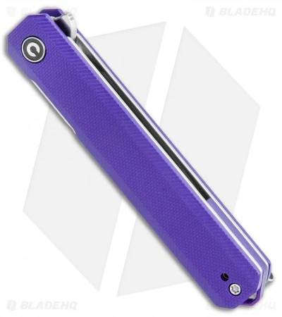 CIVIVI Chronic Liner Lock Knife Purple G-10 (3.22" Satin) C917D - Image 2