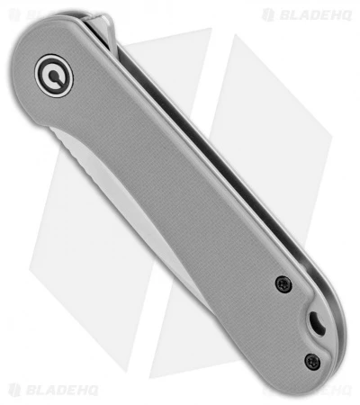 CIVIVI Elementum Liner Lock Knife Gray G-10 (2.9" Satin D2) C907B - Image 2