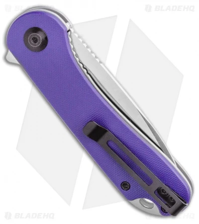 CIVIVI Elementum Liner Lock Knife Purple G-10 (2.9" Satin D2) - Image 3
