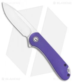 CIVIVI Elementum Liner Lock Knife Purple G-10 (2.9" Satin D2)