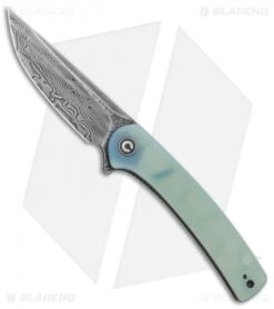 CIVIVI Mini Asticus Liner Lock Knife Natural G-10 (3.25" Damascus)