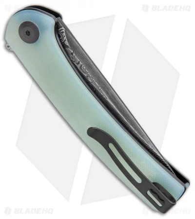 CIVIVI Mini Asticus Liner Lock Knife Natural G-10 (3.25" Damascus) - Image 3