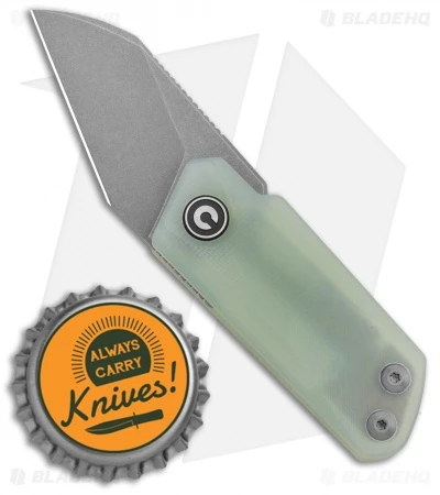 CIVIVI Ostap Hel Ki-V Slip Joint Knife Natural G-10 (1.5" Stonewash) - Image 4