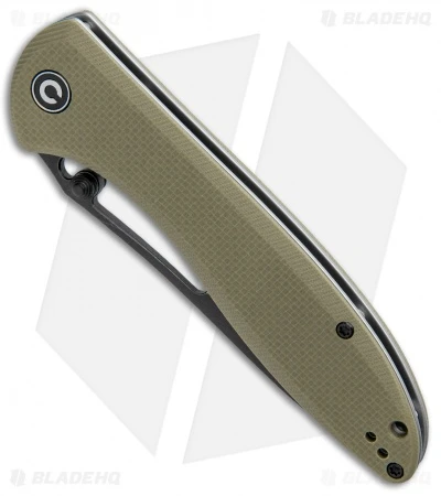 CIVIVI Picaro Liner Lock Knife OD Green G-10 (3.94" Black Stonewash) - Image 2