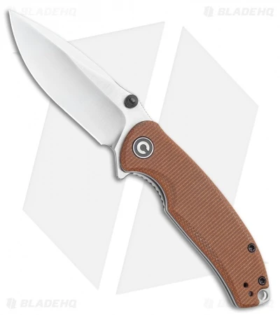 CIVIVI Pintail Liner Lock Knife Brown Micarta (3" Satin) C2020A