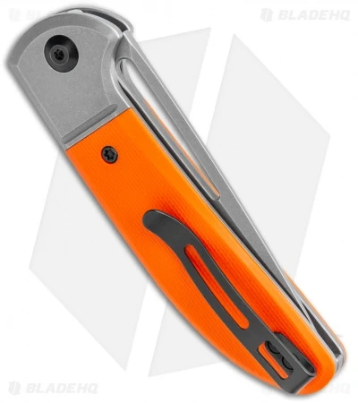 CIVIVI Trailblazer Slip Joint Knife Orange G10 (3" Stonewash) C2018A - Image 3