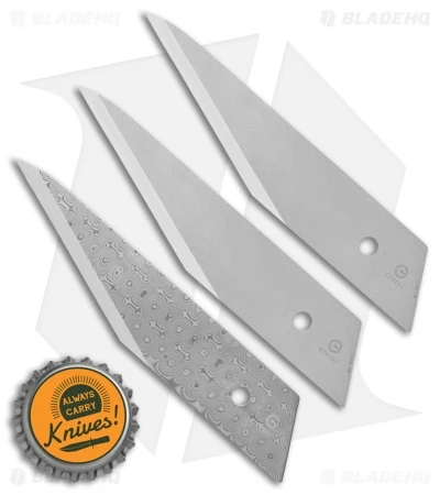 CIVIVI Utility Knife Replacement Blades (9Cr18MoV + Damascus) CA-03A - Image 6