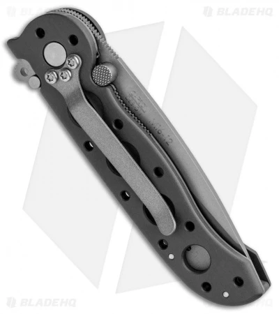 CRKT Carson M16-12 Folding Tanto Flipper Knife BB (3" Bead Blast Serr) - Image 3