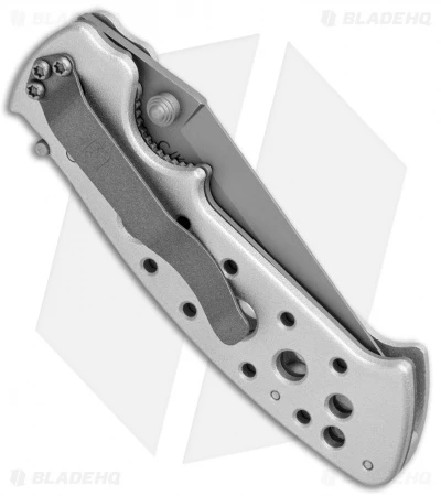 CRKT Crawford Kasper Professional Liner Lock Knife Silver (3" Gray) 7772 - Image 3
