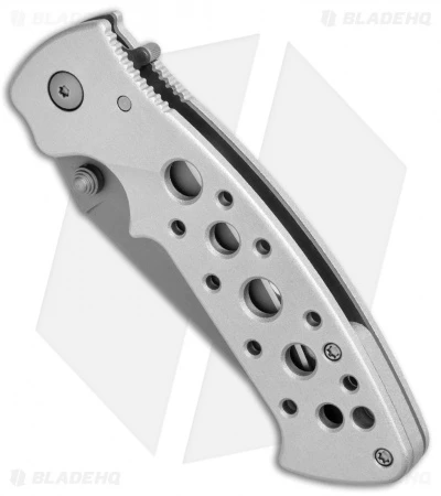 CRKT Crawford Kasper Professional Liner Lock Knife Silver (3" Gray) 7772 - Image 2