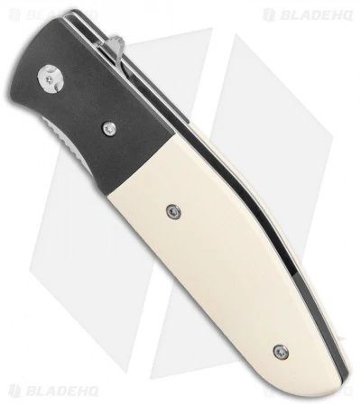 CRKT Curfew Spring Assisted Knife White Fiber/Black Aluminum (3.1" Satin) - Image 2