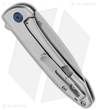 CRKT Delineation Spring Assisted Frame Lock Knife Stainless Steel (3" Satin) - Image 3