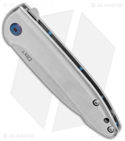 CRKT Delineation Spring Assisted Frame Lock Knife Stainless Steel (3" Satin) - Image 2