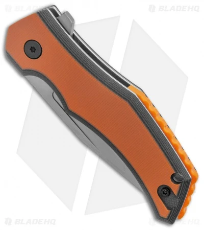 CRKT Fawkes Spring Assisted Knife Brown/Orange G-10 (2.75" Bead Blast) - Image 2