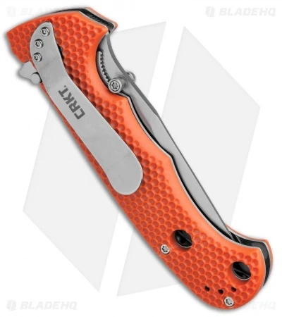 CRKT Hammond Cruiser LAWKS Liner Lock Knife Orange (3.75" Satin) 7904OR - Image 3