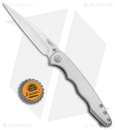 CRKT Lerch Flat Out OutBurst Assisted Knife Stainless Steel (3.57" Satin) 7016 - Image 4