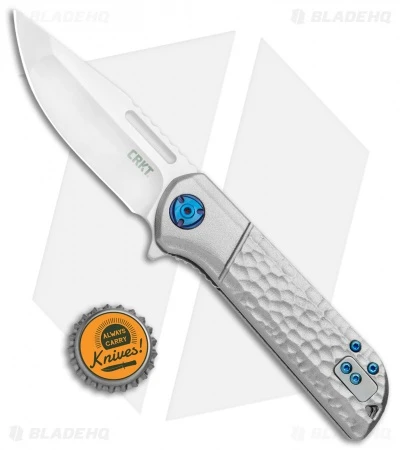 CRKT Mah Lanny Spring Assisted Liner Lock Knife Aluminum (3.2" Satin) 6525 - Image 4