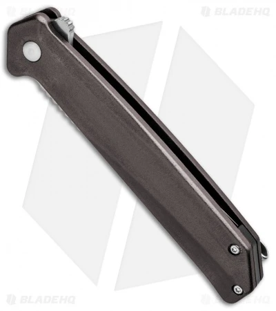 CRKT Onion Helical Liner Lock Tanto Knife Aluminum (3.52" Satin) K500GXP - Image 2