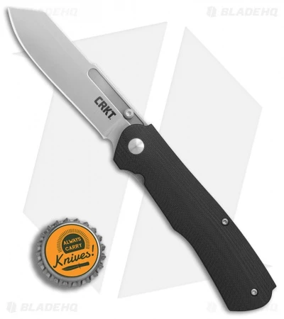 CRKT Radic Spring Assisted Knife Black G-10 (3.3" Satin) 6040 - Image 4