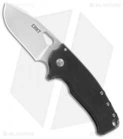 CRKT Vox Batum Compact Frame Lock Knife Black G-10 (2.45" Satin) 5451