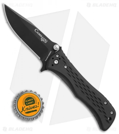 Camillus Blaze Spring Assisted Knife Black Zytel (3" Black) 715 - Image 4