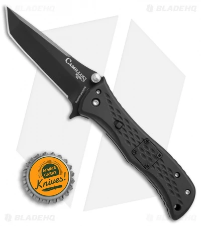 Camillus Fire Blade Tanto Spring Assisted Knife Black Zytel (2.8" Black) 716 - Image 4