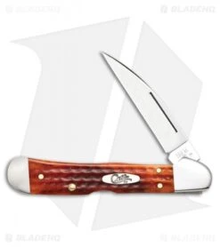 Case Knives Copperlock 3.625" Knife Pocket Worn Harvest Orange Bone (61549L SS)