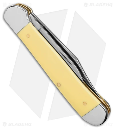 Case Cutlery Copperhead Knife Yellow Synthetic (3" 3249 CV) - Image 3