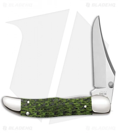 Case Knives Kickstart Assisted Opening Knife Green CF (101265AC SS) 50711