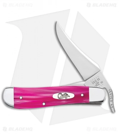 Case Russlock Liner Lock Knife 4.25" Pink Pearl Kirinite (101953L SS)
