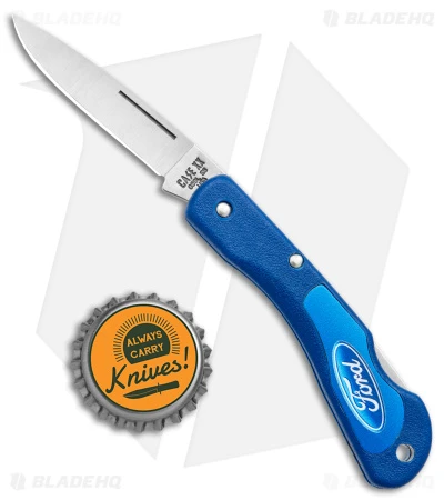 Case Ford Mini Blackhorn Lockback Knife 3.0" Blue ( LT1059L) 14311 - Image 4