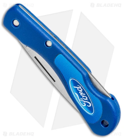 Case Ford Mini Blackhorn Lockback Knife 3.0" Blue ( LT1059L) 14311 - Image 2
