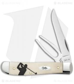 Case Golfer's Tool Set 3.5" Embellished Natural Bone (6207G SS)