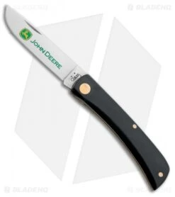 Case John Deere Sodbuster Jr. Knife 3.625" Black (2137 SS) 1826
