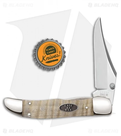 Case Kickstart Hunter Assisted Knife Natural Curly Maple (71265AC SS) 25946 - Image 2