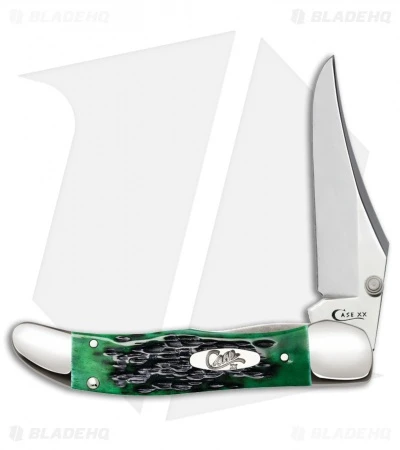 Case Kickstart Mid-Folding Hunter Assisted Knife Bermuda Jig Bone (61265AC SS)