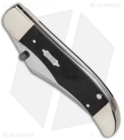 Case Kickstart Mid-Folding Hunter Assisted Knife Black Canvas (101265AC SS) - Image 2