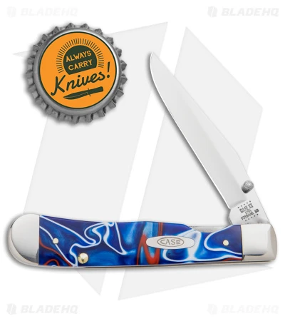 Case Kickstart TrapperLock Assisted Knife 4.1" Patriotic Kirinite (10154AC SS) - Image 4