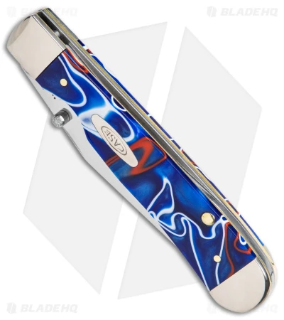 Case Kickstart TrapperLock Assisted Knife 4.1" Patriotic Kirinite (10154AC SS) - Image 2