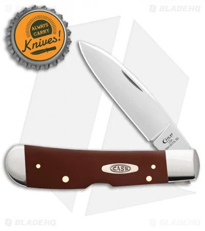 Case Knives Brown Synthetic Smooth Tribal Lock W/Clip (TB412010LC SS) - Image 2