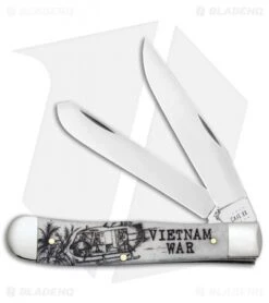 Case Knives Vietnam Trapper Embellished Smooth Natural Bone (6254 SS) - 50952