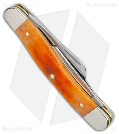 Case Med Stockman Knife 3.5" Deep Canyon Autumn Bone Jig (6318 SS) 10982 - Image 3