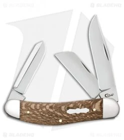 Case Sowbelly Pocket Knives 3.875" Brown Sycamore Wood (TB7339 SS) 27267