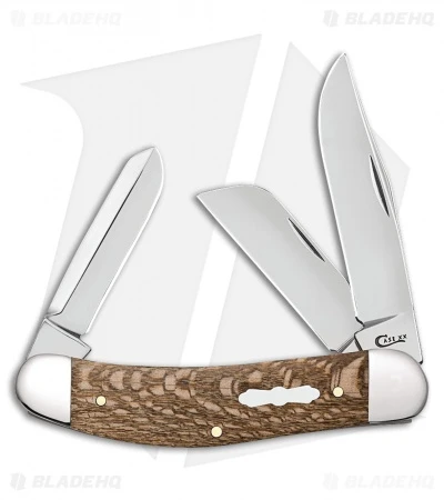 Case Sowbelly Pocket Knives 3.875" Brown Sycamore Wood (TB7339 SS) 27267