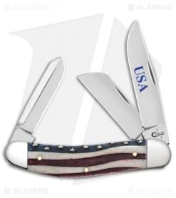 Case Sowbelly Knife 3.875" Patriotic Bone (TB6339 SS) 64134